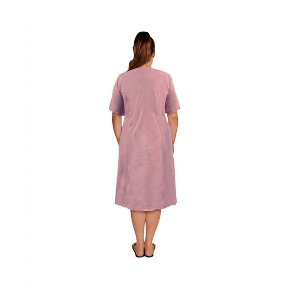 NEW ON THE PLUS SIDE cotton ultra soft short sleeve sleep tee - plus in dusty ro - Picture 2 of 2